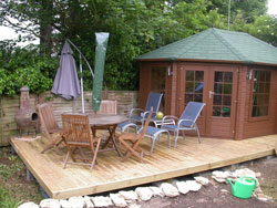 Decking & Summer house